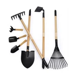 7PCS Kids Gardening Tools, Long Shovel, Rake For Leaves, Spade,... Fast Usa Ship. Fixed Price $43.79.