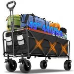 Ihomey 49 Extra Long Wagons Carts Foldable 440 Lbs Large Capacity Collapsible. Fixed Price $112.05.