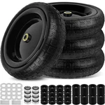Phepetroll Inch Flat Free Wheels Tires 4.00-6 Solid 13"- 4P, Black. Fixed Price $100.29.