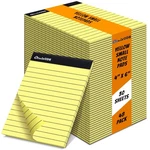 Oleitodh 4X6 Notepads 48 Pack Yellow Memo Small Writing With Perf.... Fixed Price $35.56.