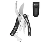 Bibury Gardening Hand Pruners, 5 1 Multitools Folding Scissors 420 Stainle.... Fixed Price $29.14.