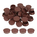 32PCS 32MM 1/4 Red-brown Plastic Hole Plugs, Flush Type, End Caps, Furniture. Fixed Price $23.56.