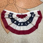 Vintage Annin & Co. Usa Patriotic Pleated Fan Flag (bunting) - Made. Fixed Price $25.49.