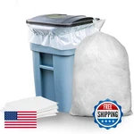 Plasticplace - W33LDC1 Gallon Trash Bags 1.2 Mil Clear Heavy Duty Garbage. Fixed Price $49.18.