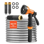 Vevor 50FT Metal Garden Hose Stainless Steel Water Lightweight No Kink. Fixed Price $28.35.