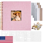 Vienrose 10X10 Hardcover Scrapbook Photo Album White Kraft Pages Diy Memory. Fixed Price $28.48.