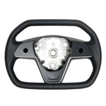 Jianggai Cyber Truck Style Steering Wheel, Black Microfiber Leather. Fixed Price $391.81.