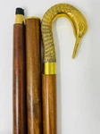Brass Swan Head Handle Walking Stick Cane 3 Part Open Accessories Spare. Fixed Price $46.80.