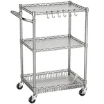3 Tier Rolling Utility Carts With Wheels Heavy Duty Storage 750LBS Capac.... Fixed Price $121.36.