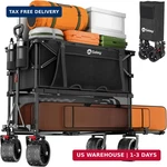 Sekey 500LBS Heavy Duty Double Decker Wagon With Extender, 400L Large Capacity. Fixed Price $219.36.