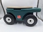 Step 2 Rolling Garden Cart Grass Hopper Utility Seat Storage Organizer Vintage. Fixed Price $36.00.
