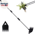 Puller Tool With Long Handle, Hoe Garden Weeding Rake Combo For Uproot. Fixed Price $30.14.