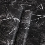 Abyssaly Black Marble Granite Contact Paper 17.7"X396" Peel & Stick Countertop. Fixed Price $54.01.