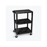 H. Wilson Black 3 Shelf Specialty Utility Cart. Fixed Price $99.08.