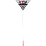 Razor-back Rake 24-TINE Steel 51 In. Fiberglass Handle Coil Spring Bolted Design. Fixed Price $97.73.