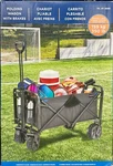 Mac Sports Folding Wagon With Brakes Max Load 350LB. Fixed Price $189.99.