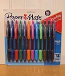Paper Mate Profile Retractable Ballpoint Pens Bold 1.4MM 12 Pack Colors. Fixed Price $11.00.