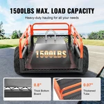 Heavy Duty Steel Atv Dump Trailer - 1500 Lbs Load Capacity, Tow Behind Cart For. Fixed Price $329.07.