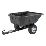 Ohio Steel 15 Cu Ft Poly Swivel Heavy Duty Tow Behind Utility Dump Cart. Fixed Price $372.02.