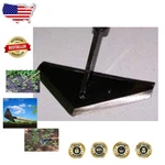 Rogue Garden Hoe: Tempered Steel, 60" Hickory Handle, 6" Triangle Head, Handmade. Fixed Price $207.33.