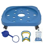 11" 5-GALLON Water Bottle Jug Caddy With 4 Rolling Swivel Casters Heavy-duty. Fixed Price $23.61.