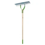 Multi-purpose Lawn Rake 54 In. Hardwood Handle 19-TINE Adjustable Thatch. Fixed Price $101.15.