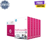 Hp Multipurpose Paper 8.5X11, 20 Lb, 96 Bright, Ream Case -2500 Sheets Printer. Fixed Price $41.99.