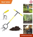 Manual Garden Twist Tiller And Claw Set Perfect For Small Spaces Raised Beds. Fixed Price $61.19.
