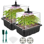 2PC Set Seed Starter With Grow Light, Starting Trays Kits. Fixed Price $19.31.