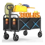 Heavy Duty Collapsible Swivel Wagon Cart 380 Lbs For Garden & Beach Garveelife. Fixed Price $47.99.