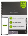 Rocketbook Core Reusable Smart Notebook, Lined Pages Premium Letter, Black. Fixed Price $40.65.