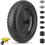 Ticonn 4.80/4.00-8 Tire, 14.5" Flat Free Wheelbarrow And Wheel, Solid Repla. Fixed Price $50.56.