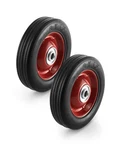 Qwork Pack 6" 1.5",1/2" Axle, Premium Rubber Wheel With Ball. Fixed Price $28.24.