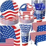 Potchen 452 Pcs Party Supplies: Plates, Napkins, Cups, Cutlery - 50 Guests. Fixed Price $56.98.