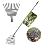 Rake 11 Steel Tines 72 Adjustable Handle Heavy Duty Leaf Workpro Small Leaves. Fixed Price $51.99.