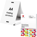 100PC Thermal Paper A4 Foldable For Portable Printer Phomemo M08F Hprt MT800. Fixed Price $24.39.