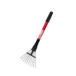 Bully Tools 8 In Shrub Rake With Short Fiberglass Handle. Fixed Price $29.99.