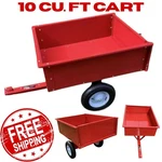 600 Lb Capacity Steel Dump Cart Garden Lawn Mower Tractor Trailer Utility Hitch. Fixed Price $241.12.