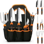 Gardening Tool Set, Chryztal Stainless Steel Heavy Duty Orange &black. Fixed Price $50.31.