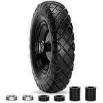 Wheelbarrow Tire 4.80/4.00-8 Flat Free 16 Solid Universal Fit Pontuss Upgraded. Fixed Price $59.99.