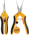 2 Pack 6.5 Pruning Shears Gardening Scissors Sharp Stainless Steel Comfort Grip. Fixed Price $9.39.