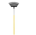 Lawn Rake 25 Tine Leaf 48IN Aluminum Handle Metal Yard Thatch Remover Tool. Fixed Price $26.39.