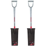 Pack Razor Back 2451700 Steel Handle Spade SHOVEL-15 Straight Blade &. Fixed Price $191.99.
