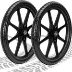 Upgraded 20" Flat Free Wheels Compatible With Rubbermaid Wheelbarrow Tires,. Fixed Price $88.93.
