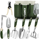 Aimerla Gardening Tools Set Of 9 Heavy Duty With Non-slip Rubber.... Fixed Price $65.00.