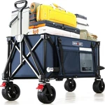 Best Overmont Collapsible Wagon Cart With Wheels - 180L Foldable Heavy Duty Big. Fixed Price $116.10.