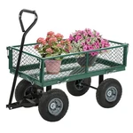 Heavy Duty Garden Dump Wagon Utility Cart. Fixed Price $106.42.