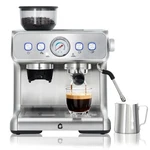 Garvee Stainless Steel Espresso Machine With Grinder & 20 Bar Pressure, 2.8L. Fixed Price $232.42.