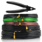 Sanlykate Bonsai Wire Tool Kit With Cutter, Roll Tree 1.0MM 1.5MM 2.0MM. Fixed Price $28.41.