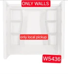 Delta Classic 500 60 In. W X 61.25 H 32 3-PIECE Direct-to-stud Alcov. Fixed Price $295.99.